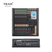 TRAIS Offre spéciale Table de mixage audio analogique professionnelle TFB 12 canaux pour console de mixage DJ Performance Singing Party
