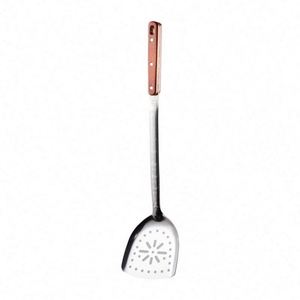 Ensemble d'ustensiles de cuisine 9 pièces en acier inoxydable avec passoire décorative gravée à long manche, compatible lave-vaisselle, pour soupes - Product Image 3