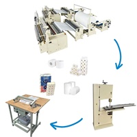 Rebobinadora Automática de Toallas de Cocina y Papel Higiénico de 2200 mm, 150-200 m/min, para Uso Comercial