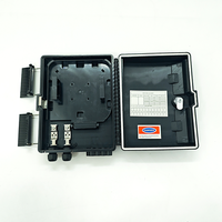 Boîtier de distribution de fibre optique FTTH extérieur 8 cœurs avec répartiteur PLC, en ABS, IP65, pour montage mural ou sur poteau, avec adaptateur SC pour réseau FTTx