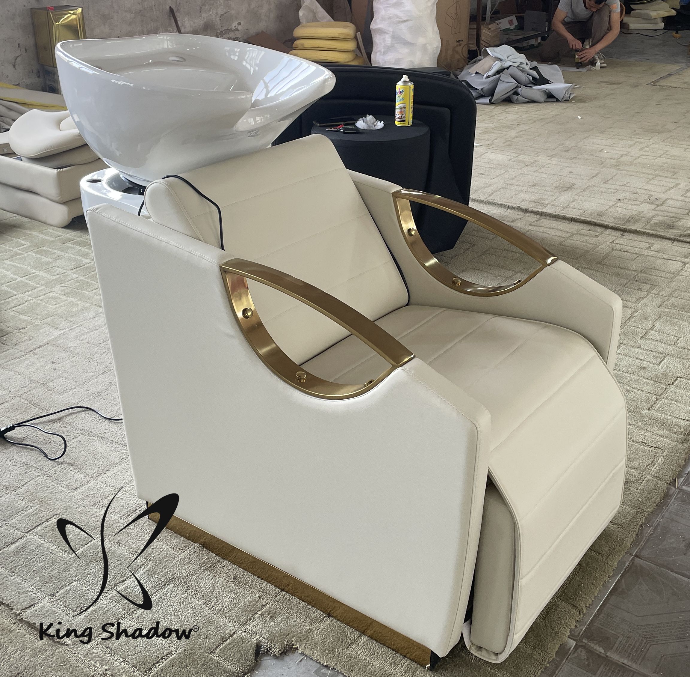 hair washing train use in the salon