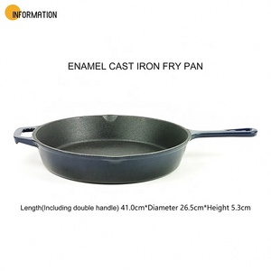Sartén antiadherente <span class=keywords><strong>para</strong></span> <span class=keywords><strong>la</strong></span> cocina, sartén redonda de hierro fundido de 10 pulgadas con mango, 24cm - Product Image 3