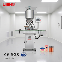 Machine de remplissage cosmétique industrielle avec agitation et chauffage, machine de remplissage de pâtes, machine de remplissage simple pour crème visage