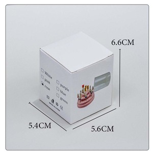 Estuche de Almacenamiento para Brocas de Uñas de Plástico con 48 Orificios, Soporte para Cabezales de Pulido, Organizador de Exhibición - Product Image 5