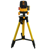 Niveau laser multi-lignes 3D auto-nivelant, 4 lignes verticales et 1 ligne horizontale, pour la construction