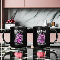 Vente en gros de tasses à café en céramique noire de 11 onces avec logo personnalisé par sublimation nordique boîte droite couvercle argile grès chaud comprend une cuillère