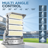 Projecteur LED modulaire fiable IP67 IK08 1000W 1200W pour l'éclairage des stades, des mât d'éclairage, des tunnels et des zones industrielles