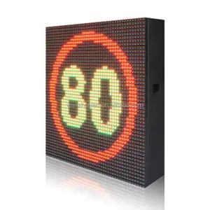 640x640mm exibição do limite de velocidade led, indicador de segurança de estrada vms mensagem variável sinal de mensagem fixa mensagem variável etc
