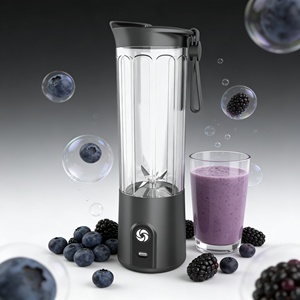 Blender portable sans fil mini presse-agrumes avec batterie longue durée de 2000 mAh, compatible avec les voitures USB, conteneur sans BPA pour l'extérieur - Product Image 1