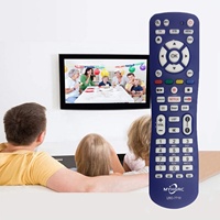 Control Remoto Azul URC-7710 con Alcance de 3.6 m Compatible con Samsung Sanyo para TV y Decodificadores