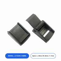 Attache à pression en plastique pour bagages 32 mm, boucle durable et écologique