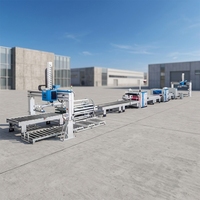 Machine de laminage PUR entièrement automatique haute productivité Xinjun CNC 85 kW avec pompe à engrenages et roulement pour panneaux MDF multicouches