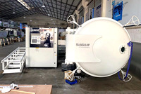Four de séchage électrique rapide pour bois, machine professionnelle de séchage du bois, chambre à vide avec un grand volume de séchage de 13 m³