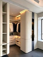 Ensemble de meubles de dressing moderne tout-en-un pour villa, sur mesure, de luxe, avec dressing intégré, rangement de chambre, facile à assembler