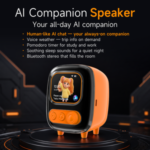   Enceinte <span class=keywords><strong>avec</strong></span> écran d'affichage, <span class=keywords><strong>assistant</strong></span> vocal IA, son stéréo sans fil, synchronisation des paroles, lecteur MP3 <span class=keywords><strong>avec</strong></span> carte TF pour fêtes à domicile - Product Image 4