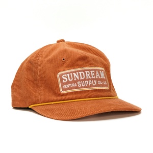 Casquettes Snapback en velours côtelé avec logo personnalisé tissé, visière légèrement incurvée, casquettes non structurées avec cordon - Product Image 4