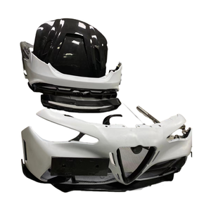 ZS para <span class=keywords><strong>Alfa</strong></span> Romeo <span class=keywords><strong>Giulia</strong></span>, actualización <span class=keywords><strong>GTAM</strong></span>, rejilla de parachoques delantero, parachoques trasero, faldón lateral, guardabarros, capó de carbono, Kit de capó - Product Image 1