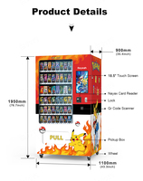 Nouvelle machine distributrice automatique de cartes Pokémon en libre-service, machine distributrice de cartes à collectionner