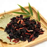 Thé en gros saveur crème et rhum, thé aux fruits et fleurs saveur myrtille et raisin, thé aux fruits personnalisé