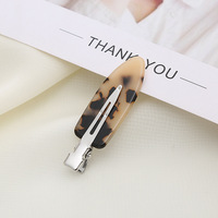 Vente en gros de pinces à cheveux en acétate colorées, mignonnes et populaires, avec logo personnalisé, pour filles et femmes, accessoires de coiffure