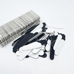 Lima de Uñas Desechable Promocional de Fábrica, Doble Cara, Negra y Blanca, Mini Lima de Madera, 48 mm <span class=keywords><strong>x</strong></span> 12 mm <span class=keywords><strong>x</strong></span> 1,35 mm, para Uñas de Hotel - Product Image 4