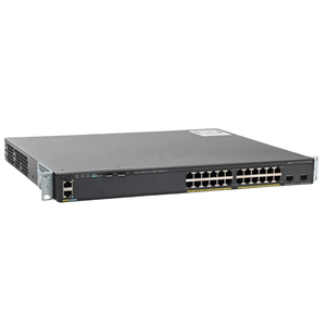 WS-C2960X-24PD-L <b>Catalyst</b> 2960-X 24 10/100/1000Mbps 2 SFP + Network Switch -WS-C2960X-24PD-L - Product Image 2