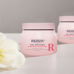 Riginas Private Label Rosemary Collagen & Keratin Cream Mascarilla para el cabello Reparación profunda y suavizante Mascarilla para el cabello - Product Image 3