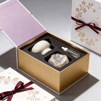 Boîte cadeau en forme de livre personnalisée, emballage cosmétique, boîte en carton pour coffret cadeau de soins de beauté