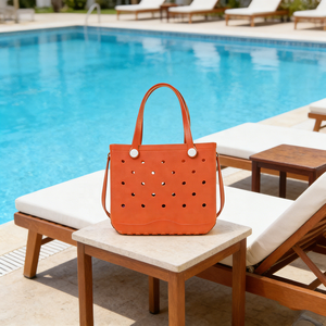 Borsa Tote Personalizzata all'Ingrosso, Nuovo Design Portatile e Resistente, Borsa da Viaggio Fai-da-Te per Ragazze, Borsa da Spiaggia in EVA - Product Image 4