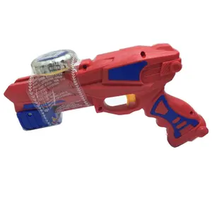 定制促销便宜枪经典金属旋转 + 顶级磁性 led 儿童陀螺顶级玩具