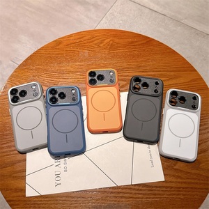 เคสโทรศัพท์กันกระแทกระดับพรีเมียม ด้านหลังแบบด้าน ผลิตจากวัสดุ PC พร้อมวงแหวนแม่เหล็ก รองรับการชาร์จไร้สาย สำหรับ iPhone 15 16 17 Pro Max - Product Image 1