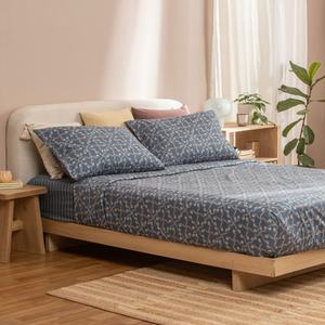 Ensemble de literie à prix bon marché d'usine 100% polyester tissu d'impression écologique pour taies d'oreiller en drap de lit - Product Image 3