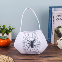 Panier de bonbons d'Halloween pour garçons et filles, citrouille, araignée, vampire, seau à bonbons multicolore, sacs cadeaux pour enfants