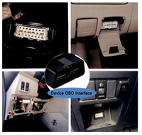 Rastreador GPS OBD 4G de Fácil Instalación para Autos, Localizador Inteligente, Montaje en el Tablero, Aplicación IOS/Android, Posicionamiento GSM/LBS, 1 Año