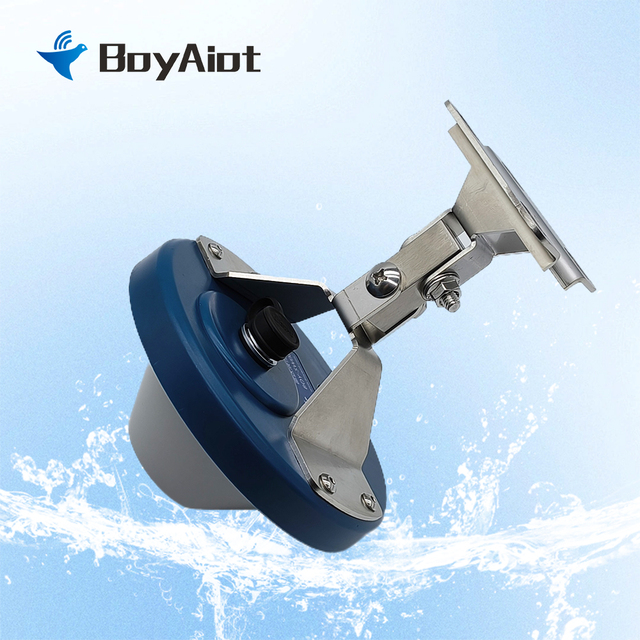 BOY-SW08-FM02 60GHz High Frequency Non-Contact Radar Level Sensor Oil Tanks Water Management Wireless IP68 Waterproof 3mm