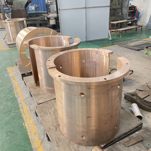 ZCuZn38 Mechanical copper fittings fission <b>bushings</b> bronze Copper shaft sleeves for roller crusher - Product Image 5