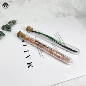 Tubo de ensayo de plástico con tapón de corcho, tubo de humo para embalaje - Product Image 2