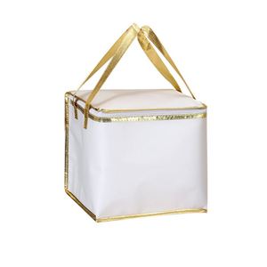 Sacs isothermes à déjeuner personnalisés en polyester imperméable avec fermeture éclair pour la personnalisation des aliments, vente en gros - Product Image 2
