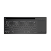 Nouveau clavier laser sans fil rechargeable 2,4 G, 78 touches, pavé tactile, portable, USB, étanche, en plastique ABS, anti-ghosting multi-touches