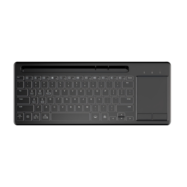 New 2.4G Rechargeable Wireless Laser Keyboard 78 Key Touchpad Portable USB Waterproof ABS Plastic Multi-Key Anti-Ghosting