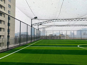 Solution de projet de terrain de football intérieur durable et écologique tout-en-un, conforme aux normes <span class=keywords><strong>FIFA</strong></span>, gazon artificiel souple ignifuge - Product Image 4
