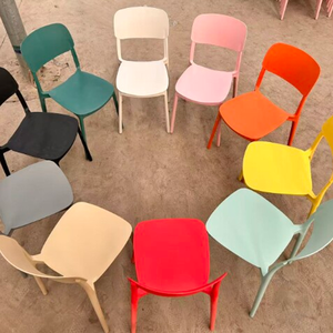 Colorful Modern Design Restaurant Kitchen Cafe Sillas Plastic <b>Chair</b> <b>Stackable</b> <b>Dining</b> Plastic <b>Chair</b> Metal Aluminum Nordic <b>Chair</b> - Product Image 6