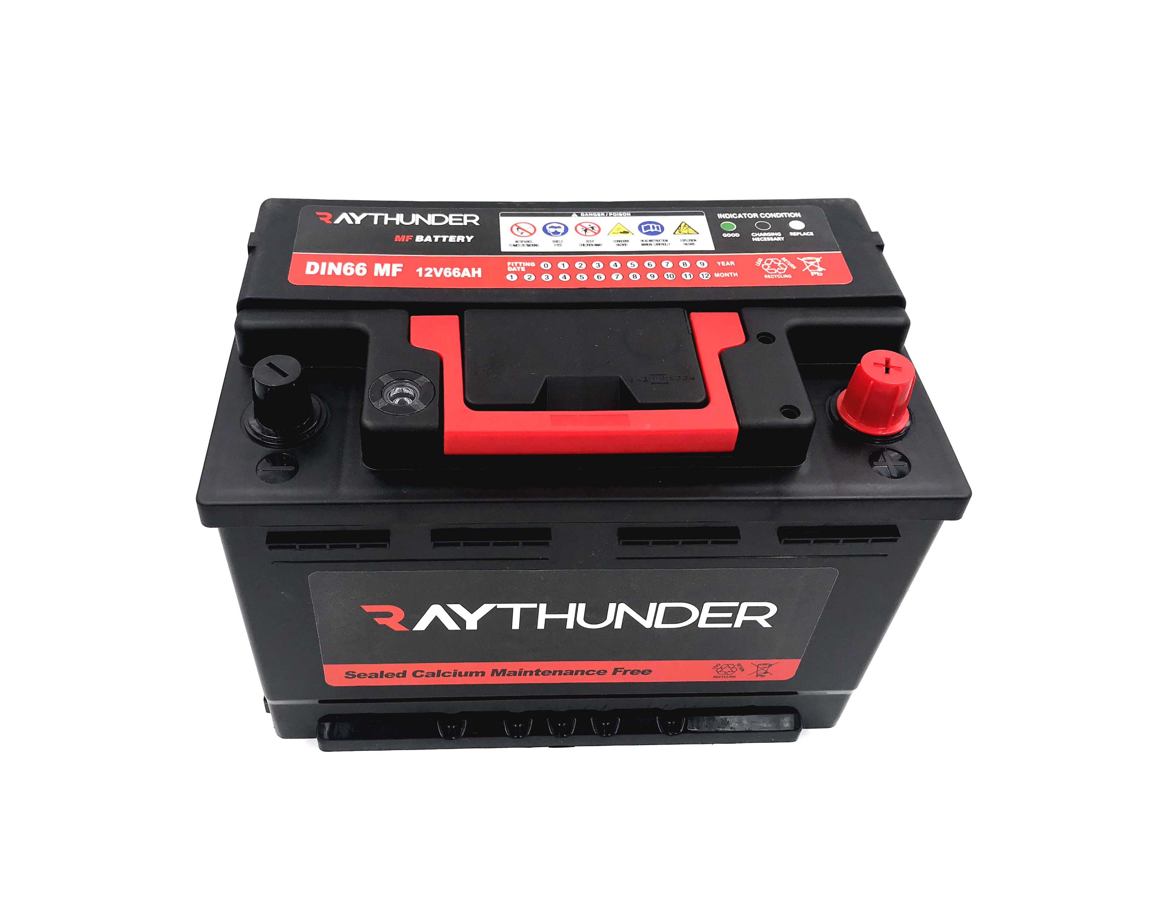 DIN66 12V66AH Аккумуляторный стартер для автомобилей, электрические инвалидные коляски и освещение, Герметичный тип