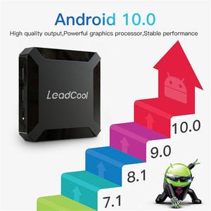 Crystal LEADCOOLH313 Android Box Quad Core ARM Cortex A53 4K smart tv box Android 10.0 compatible con WiFi Reproductor multimedia - Product Image 5
