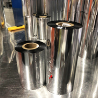 Cinta de Transferencia Térmica de Resina de Cera Premium de 40 50 60 70 mm, TTR, Resistente a los Arañazos, Compatible con Impresoras de Códigos de Barras TSC ZEBRA