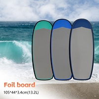 Nouveau style 2025 Planche de foil en fibre de carbone 13.2L 105cm Planche de surf hydrofoil Wingfoil électrique vert pour la navigation océanique GY GY105 Personnalisé
