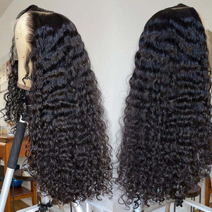 Peluca frontal de encaje suizo transparente 13x4 de fábrica, 100% cabello humano Remy, 8-40 pulgadas, precio al por mayor, MOQ 1 unidad - Product Image 3