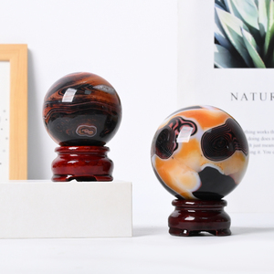 High Quality <b>Crystal</b> sphere sardonyx agate <b>ball</b> for Home Decoration - Product Image 4