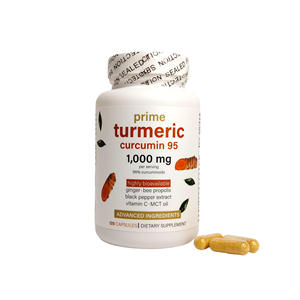 OEM ODM Curcumine <span class=keywords><strong>Biologique</strong></span> Curcumine Poivre 1000mg 120 Capsules <span class=keywords><strong>Propolis</strong></span> Extrait de Poivre Noir Vitamine C Complément Énergétique Adulte - Product Image 5