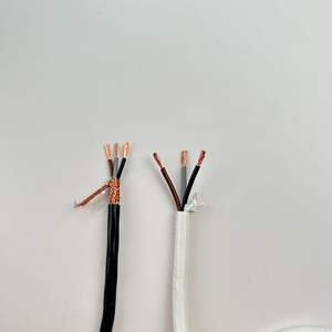 Câble RVVP de tresse de cuivre de conducteur de cuivre gainé de PVC blanc câble mou de la <span class=keywords><strong>gaine</strong></span> 3 * 18AWG - Product Image 4